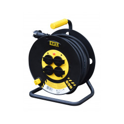 Enrouleurs electriques ip44 câble ho7 - f3g2.5mm2 25 m H07RN-F3G2.5mm2 6,7 kg de marque OUTIFRANCE , référence: B9680100
