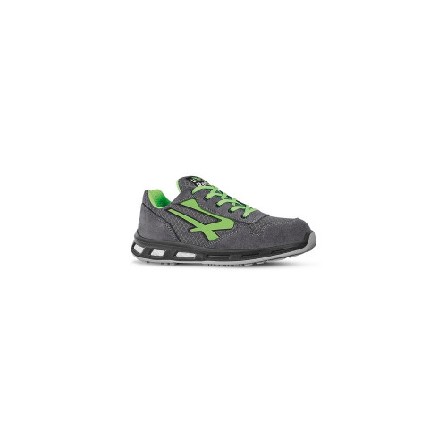 Chaussure de securite redlion point - s1 Gris / Vert fluo 40 - UPOWER