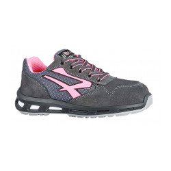 Chaussure de securite redlion cherry - s1p Gris / Rose fluo 36 - UPOWER