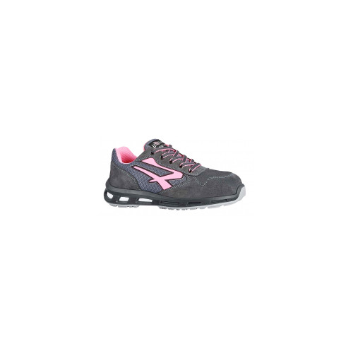 Chaussure de securite redlion cherry - s1p Gris / Rose fluo 37 - UPOWER
