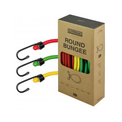Jeu de 6 sandows Boîte de 6 sandows 800 / 1000 / 1500 mm - 2 de chaque de marque OUTIFRANCE , référence: B9685600