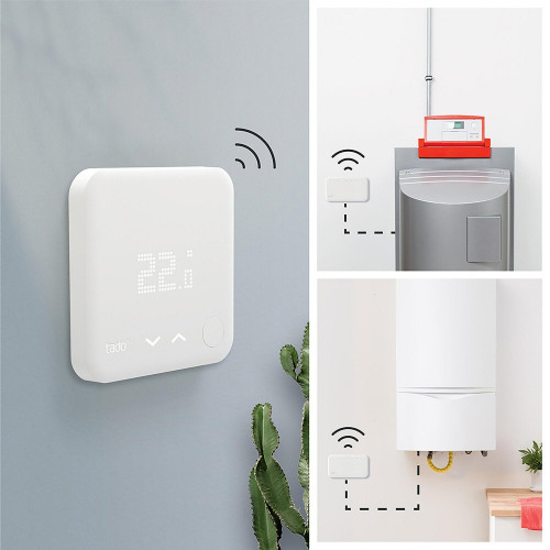Thermostat connecté et Intelligent Sans Fil Kit V3+ TADO - TADO