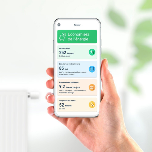 Thermostat connecté et Intelligent Sans Fil Kit V3+ TADO - TADO