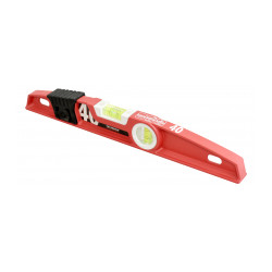 Niveau alu premium 400 mm 2 fioles : 180° et 90° de marque TECHMAN, référence: B9584300