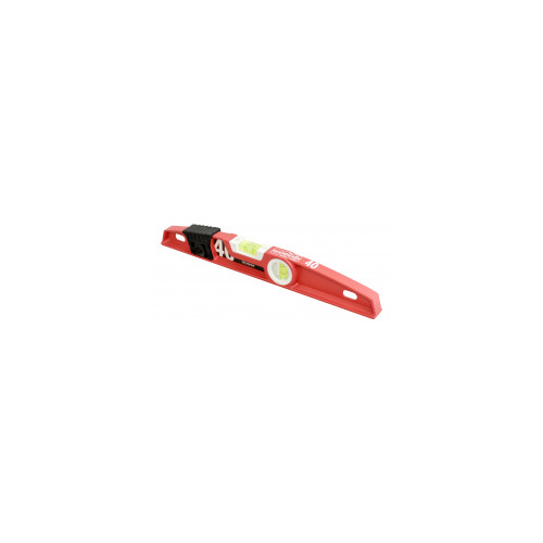 Niveau alu premium 500 mm - 1 poignée 2 fioles : 180° et 90° - TECHMAN