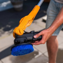 Brosse motorisée télescopique sans fil - Twin Brush Fixxpack - vendue sans batterie ni chargeur - Batavia