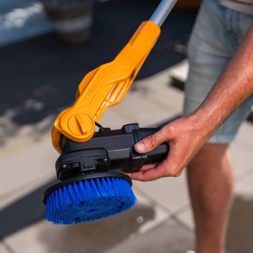 Brosse motorisée télescopique sans fil - Twin Brush Fixxpack - vendue sans batterie ni chargeur - Batavia