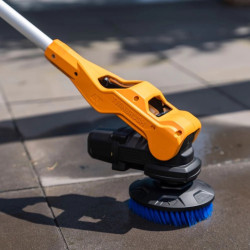 Brosse motorisée télescopique sans fil - Twin Brush Fixxpack - vendue sans batterie ni chargeur - Batavia
