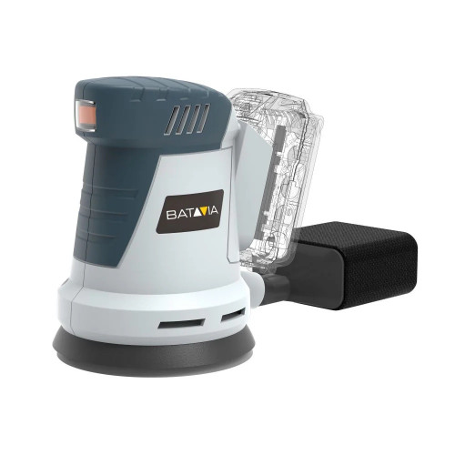 Ponceuse excentrique sans fil - Maxxpack 18V - Ø125 mm - vendue sans batterie ni chargeur - Batavia