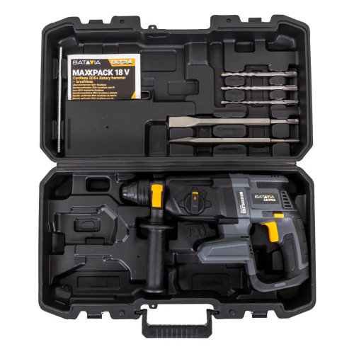 Marteau perforateur SDS+ Brushless sans fil - Maxxpack 18V - 4 fonctions - vendu sans batterie ni chargeur - Batavia