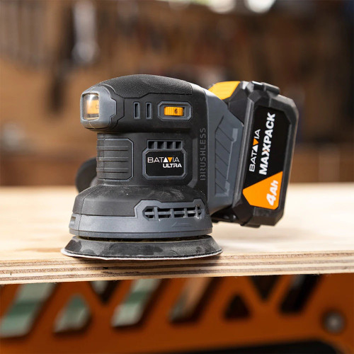 Ponceuse excentrique Brushless sans fil - Maxxpack 18V - 125 mm - vendue sans batterie ni chargeur - Batavia