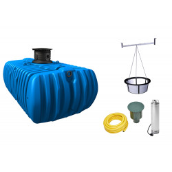 Kit cuve à enterrer FLAT CONFORT - 7000 L - GRAF 