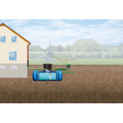 Kit cuve à enterrer FLAT CONFORT - 7000 L - GRAF 