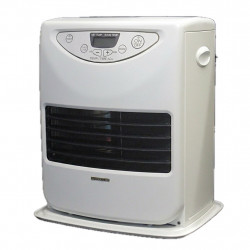 Poêle à pétrole électronique - 3018 blanc - 3000 W - programmable - thermostat - réservoir 5 L - Inverter