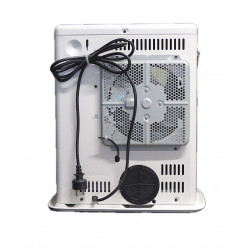 Poêle à pétrole électronique - 3018 blanc - 3000 W - programmable - thermostat - réservoir 5 L - Inverter