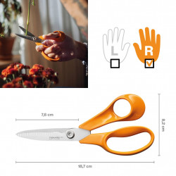 Ciseaux universels Fiskars Classic 18 cm – usage maison et bureau - FISKARS