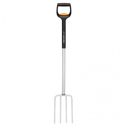 Fourche à bêcher télescopique - Xact - ameublir le sol et déplacer les végétaux - FISKARS