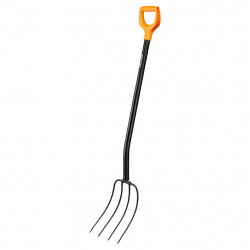 Fourche à compost - Solid 126 cm - retourner le compost et ameublir le sol - FISKARS