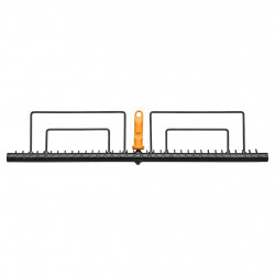 Râteau à gazon - OneClick 57 cm - ramassage feuilles et déchets de jardin de marque FISKARS, référence: J9696600