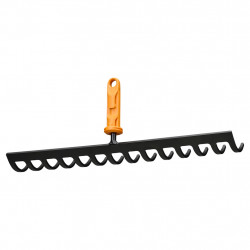 Râteau - OneClick 14 dents 35,9 cm - ratisser et niveler les plantations - FISKARS