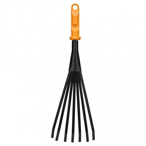 Petit râteau à feuilles - OneClick 12 cm - nettoyage précis des massifs - FISKARS