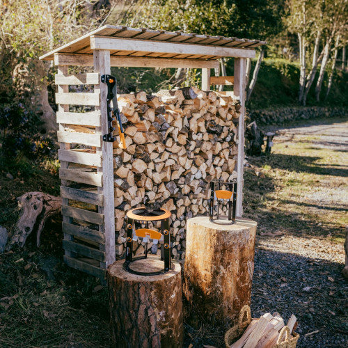 Support mural - X-Series 1079158 - fixation pour appareil à bois d’allumage - FISKARS