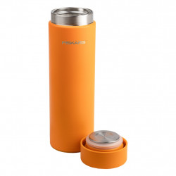 Bouteille thermique - On the Go 0,5 L orange - boissons chaudes et froides - FISKARS