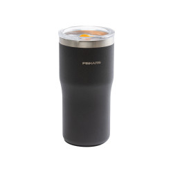 Mug isotherme - On the Go 0,5 L noir - boissons chaudes et froides - FISKARS