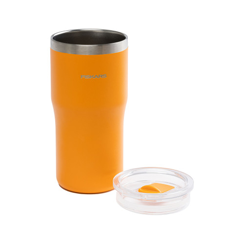 Mug isotherme - On the Go 0,5 L orange - boissons chaudes et froides - FISKARS