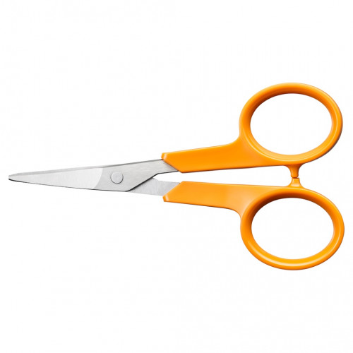 Ciseaux de broderie incurvés - Classic 10 cm ambidextres - couture et découpe de précision - FISKARS