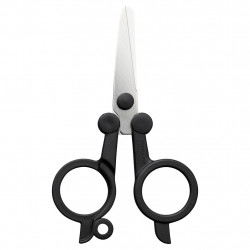 Ciseaux de voyage pliables - ReNew ambidextres - découpe compacte et sécurisée de marque FISKARS, référence: B9703100