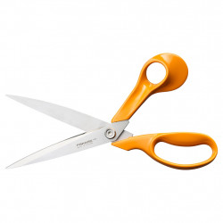 Ciseaux de tailleur - Classic 27 cm pour droitier - coupe tissus épais et multicouches - FISKARS