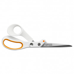 Ciseaux de tailleur - Amplify RazorEdge 21 cm droitier - coupe tissus épais cuir et ameublement de marque FISKARS, référence: B9704300