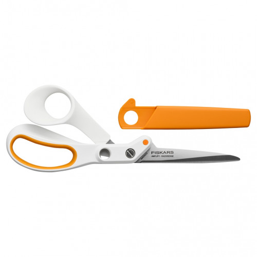 Ciseaux de tailleur - Amplify RazorEdge 21 cm droitier - coupe tissus épais cuir et ameublement - FISKARS