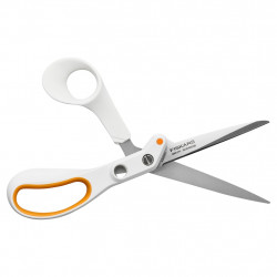 Ciseaux de tailleur - Amplify RazorEdge 21 cm droitier - coupe tissus épais cuir et ameublement - FISKARS