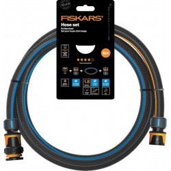 Kit tuyau d'arrosage - 1,8 m - set de raccordement pour dévidoir de marque FISKARS, référence: J9705400
