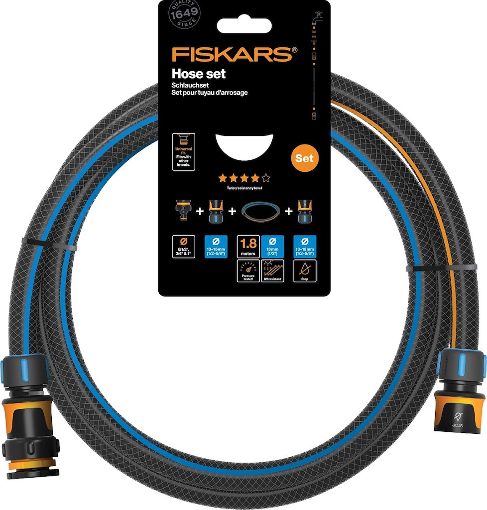Kit tuyau d'arrosage 1 8 set de raccordement pour dévidoir