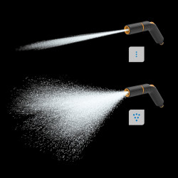 Pistolet d'arrosage - 2 fonctions avec raccord STOP - set d’arrosage SoftGrip - FISKARS