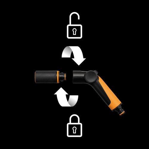 Pistolet d'arrosage - 2 fonctions avec raccord STOP - set d’arrosage SoftGrip - FISKARS