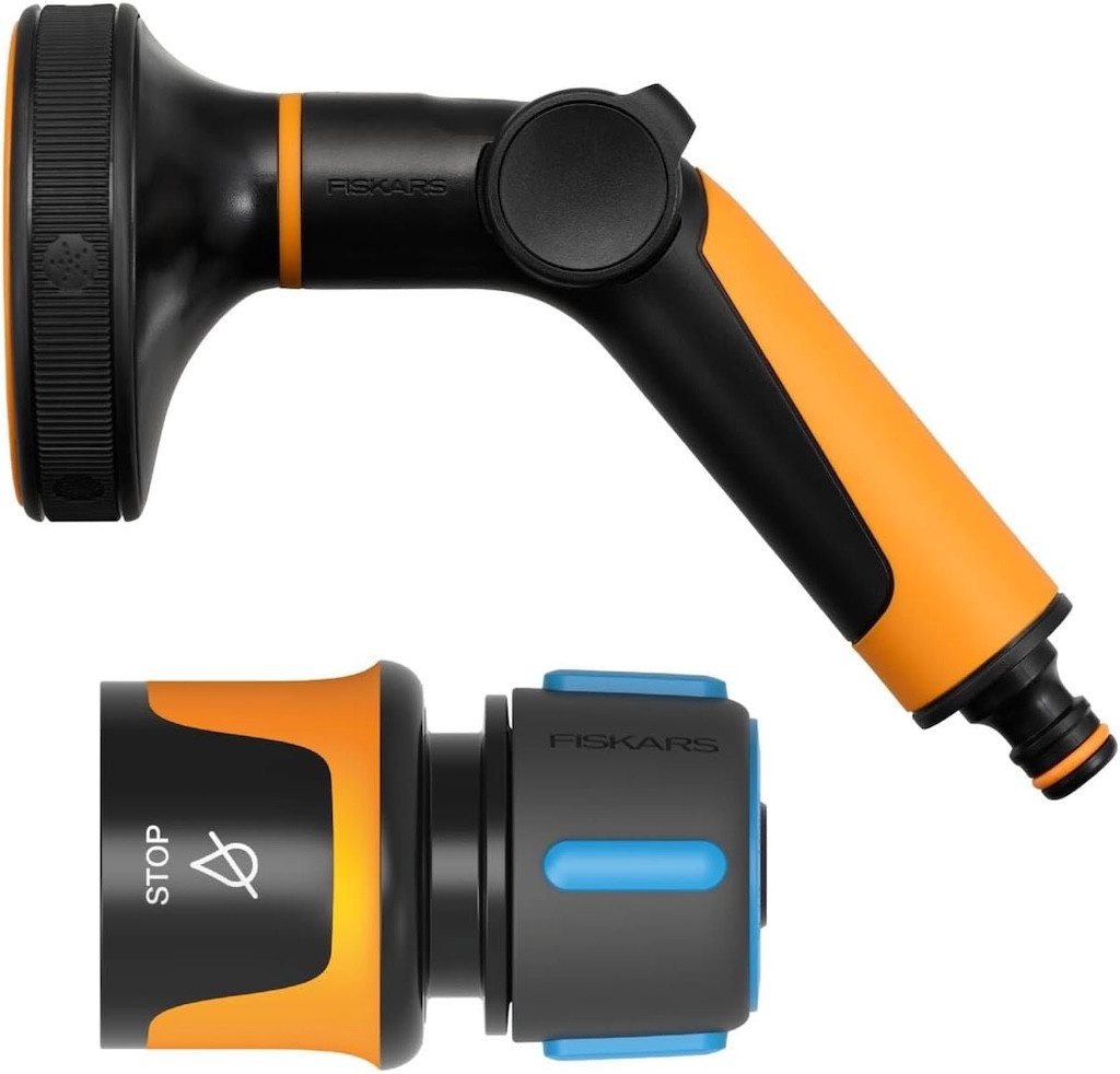 Pistolet d'arrosage 5 fonctions avec raccord STOP set de pulvérisation universel