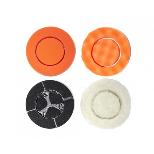 Set de tampons de polissage - Twin Brush - mousse et laine multi-surfaces - Batavia