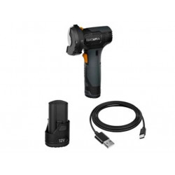 Meuleuse d'angle sans fil - Fixxpack 12V 76 mm (avec batterie 2Ah et câble) - usage jardin et maison de marque Batavia, référence: B9713800