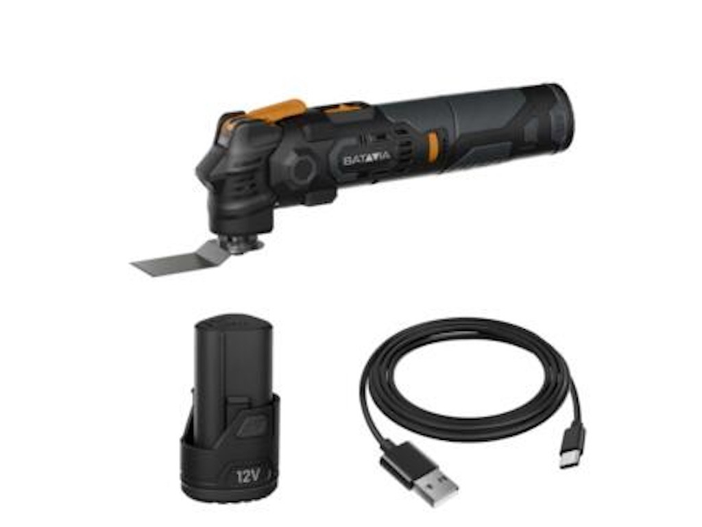 Cisaille à gazon et à arbuste sans fil - Fixxpack 12V 2-en-1 (avec batterie 2Ah et câble) - usage jardin et maison