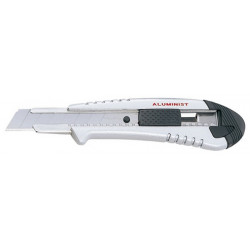 Cutter 18 mm Pro "Alu" argent de marque TAJIMA, référence: B1596100