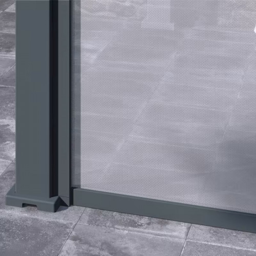 Pergola bioclimatique autoportante 4 x 3 m à lames orientables - aluminium - stores latéraux intégrés - Ombréa