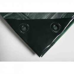Bâche de protection verte 4 x 6 m - étanche et recyclable - Ombréa