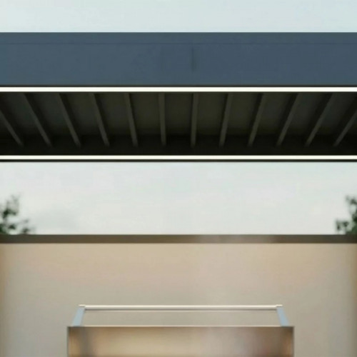 Kit éclairage LED pour pergola BBQ 3 x 1,5 m - éclairage RVB connecté - Ombréa