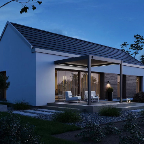 Kit LED pour pergola bioclimatique adossée 3 x 3 m - éclairage RVB connecté - Ombréa