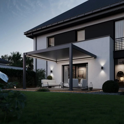Kit LED pour pergola bioclimatique adossée 4 x 4 m - éclairage RVB connecté - Ombréa