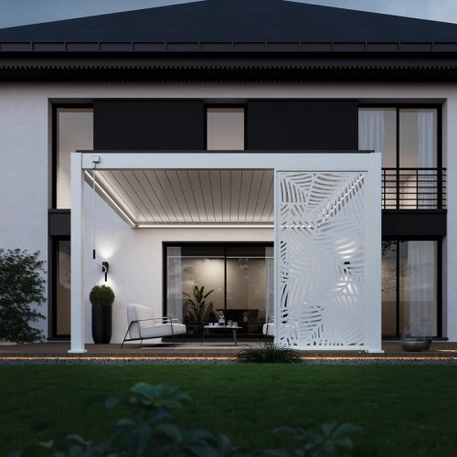 Kit LED pour pergola bioclimatique adossée 4 x 4 m - éclairage RVB connecté - Ombréa